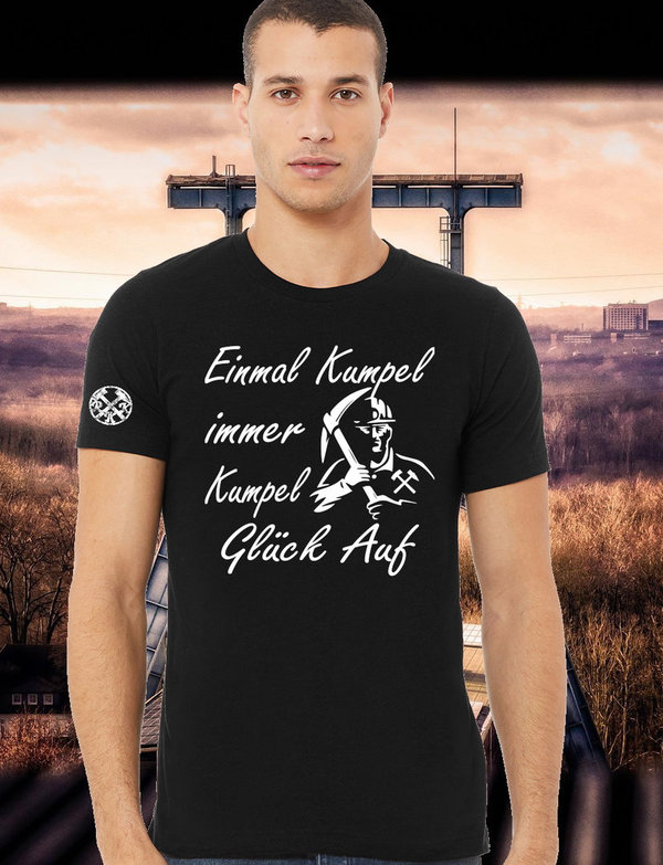 Bergbau Premium T-Shirt "Einmal Kumpel, immer Kumpel"