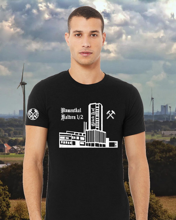 Ruhrpott Kumpel Premium T-Shirt "Blumenthal Haltern 1/2"