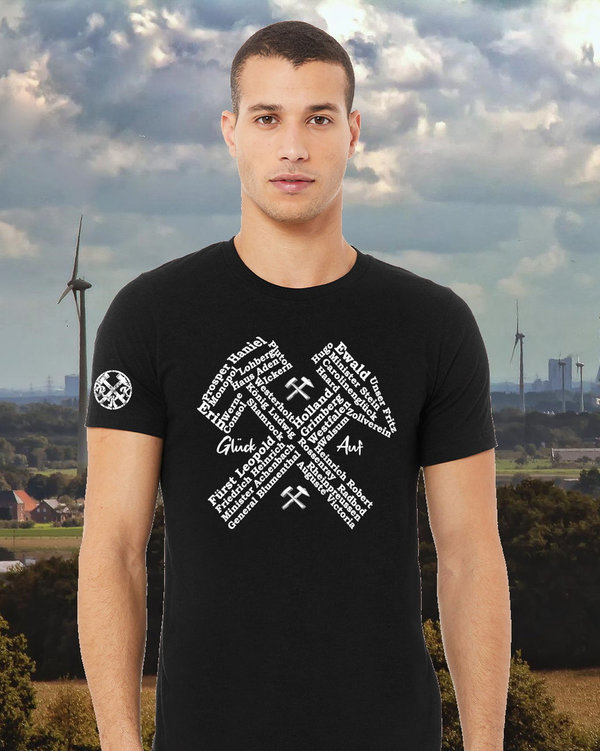 Ruhrpott Premium T-Shirt "Schächte als Schlägel & Eisen"