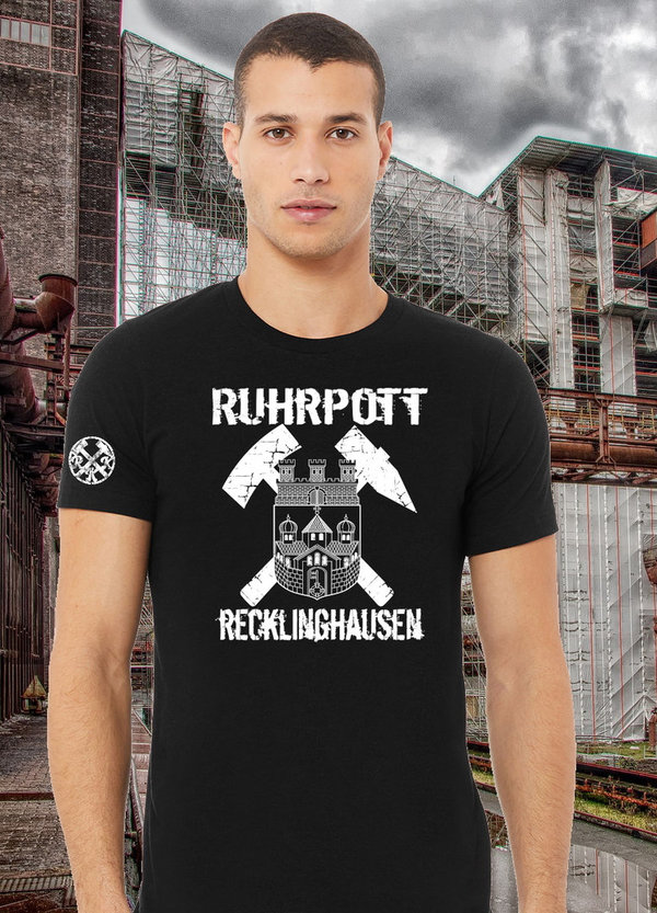 Ruhrpott Premium T-Shirt "Recklinghausen Wappen"