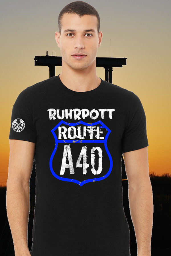 Ruhrpott Premium T-Shirt "Route A40"