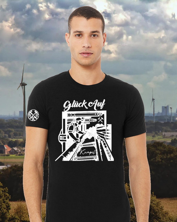 Bergbau Premium T-Shirt "Kumpel am Panzer"