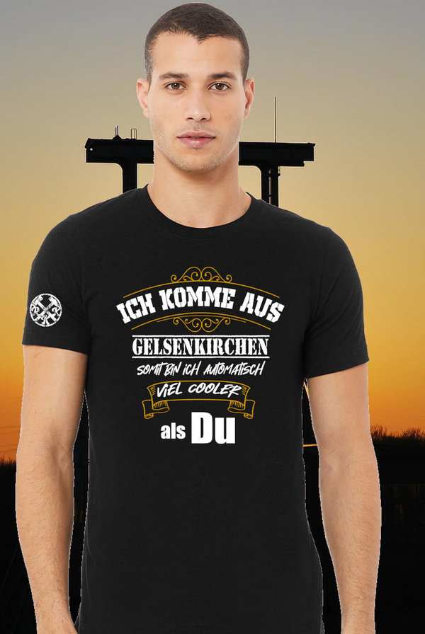 Ruhrpott Premium T-Shirt "Gelsenkirchen viel Cooler"