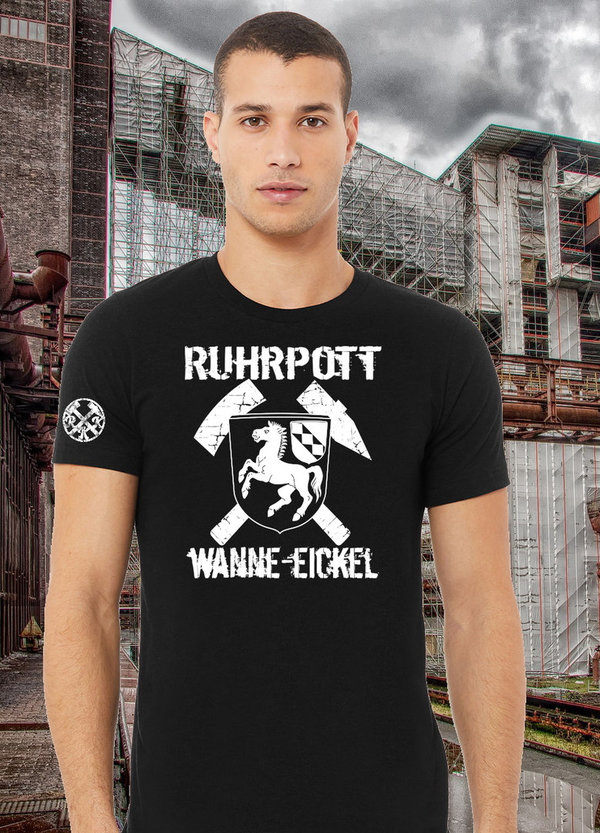 Ruhrpott Premium T-Shirt "Wanne Eickel Wappen"