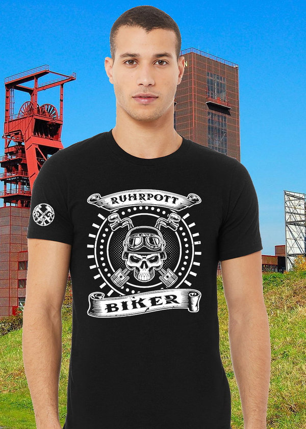 Ruhrpott Premium Biker T-Shirt "Skull"