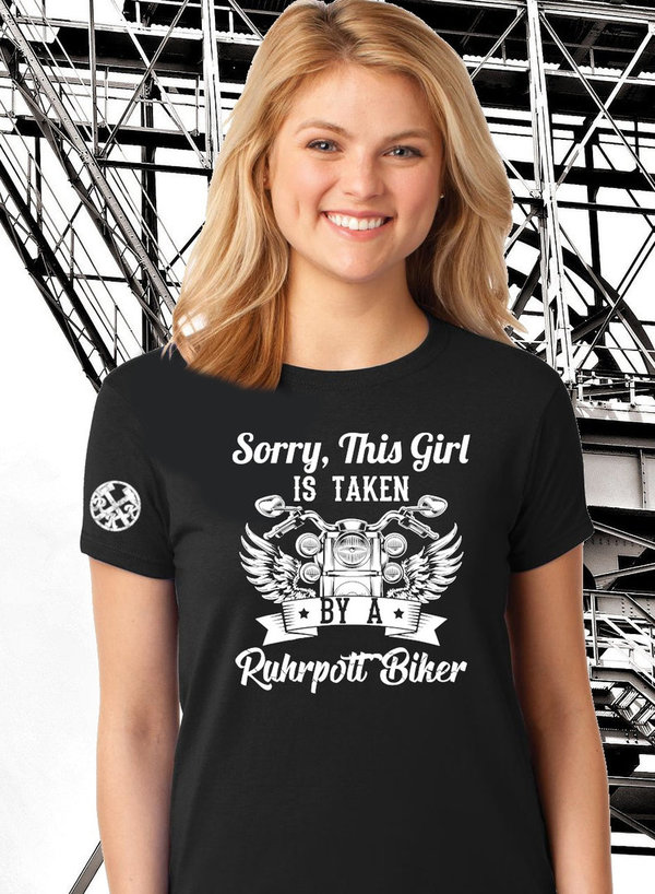 Ruhrpott Premium Biker Girl T-Shirt "Sorry"