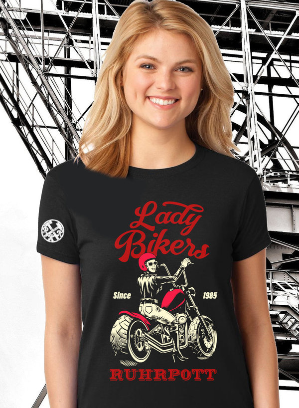 Ruhrpott Premium Biker Girl T-Shirt "Lady Biker"