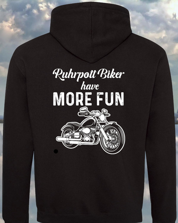 Ruhrpott Premium Biker Hoodie "More Fun"