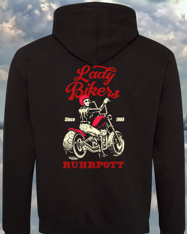 Ruhrpott Premium Biker Girl Hoodie "Lady Biker"