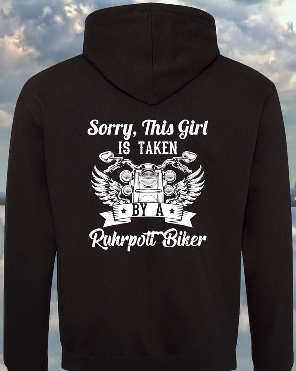Ruhrpott Premium Biker Girl Hoddie "Sorry"