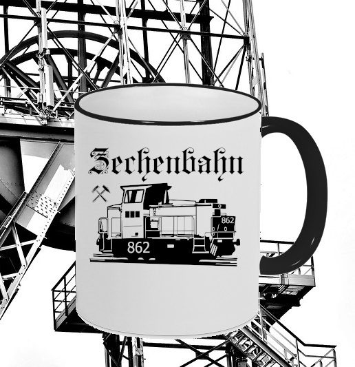 Bergbau Tasse "Zechenbahn 862"